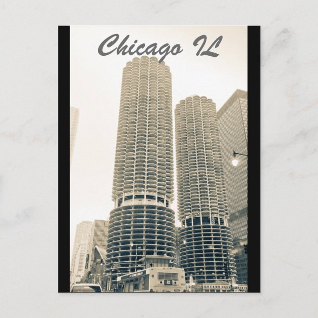 Cartão Postal chicago - feijão (Frente)