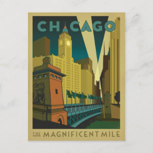 Cartão Postal Chicago, IL - A Milha Magnífica