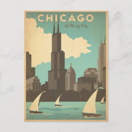 Cartão Postal Chicago, IL - Windy City