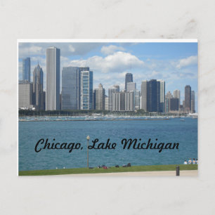 Cartão Postal Chicago, Illinois lakefront