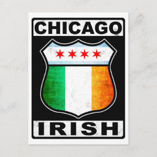 Cartão Postal Chicago Irish American
