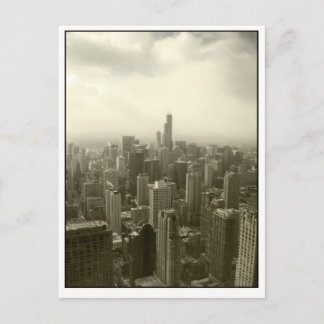 Cartão Postal Chicago Skyline