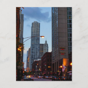 Cartão Postal Chicago Street Scene
