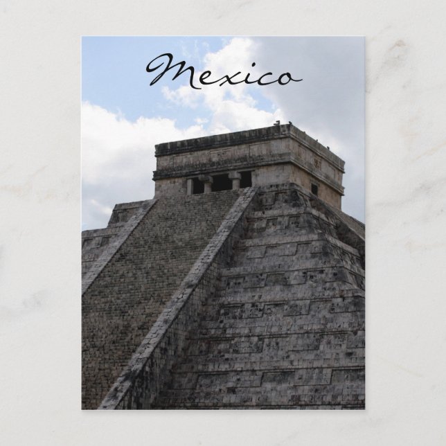 Cartão Postal chichen itza mex (Frente)