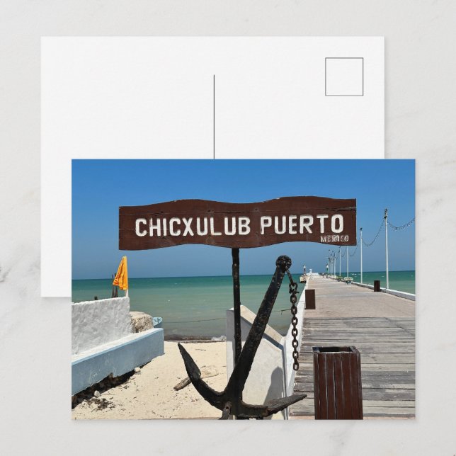 Cartão Postal Chicxulub Puerto, México - Cartão-postal padrão (Frente/Verso)