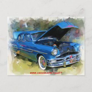 Cartão Postal Chieftain Pontiac 1953