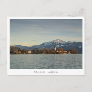 Cartão Postal Chiemsee Alemanha
