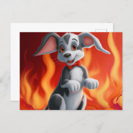 Cartão Postal Chien Cute