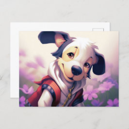 Cartão Postal Chien Cute