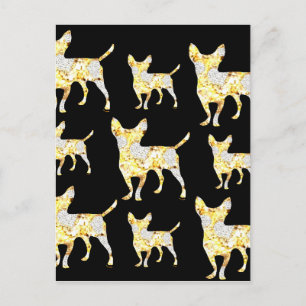 CARTÃO POSTAL CHIHUAHUA BLING!