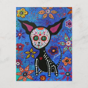 Cartão Postal Chihuahua Dia de los Muertos