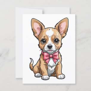 Cartão Postal Chihuahua Dog