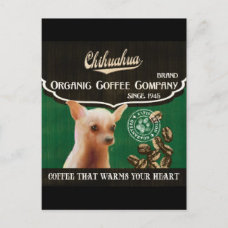 Cartão Postal Chihuahua Marca - Empresa de café orgânico