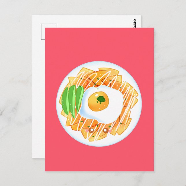 Cartão Postal Chilaquiles Rojos (Frente/Verso)