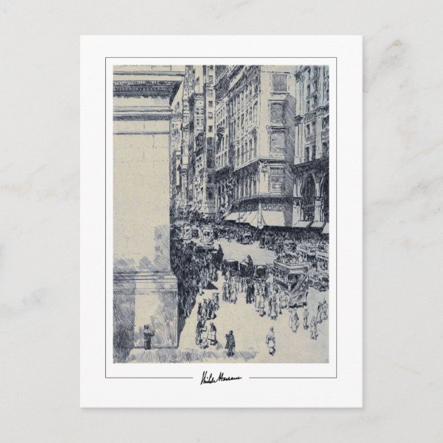 Cartão Postal Childe Hassam #155-2 - Cartão-postal de arte fino (Frente)