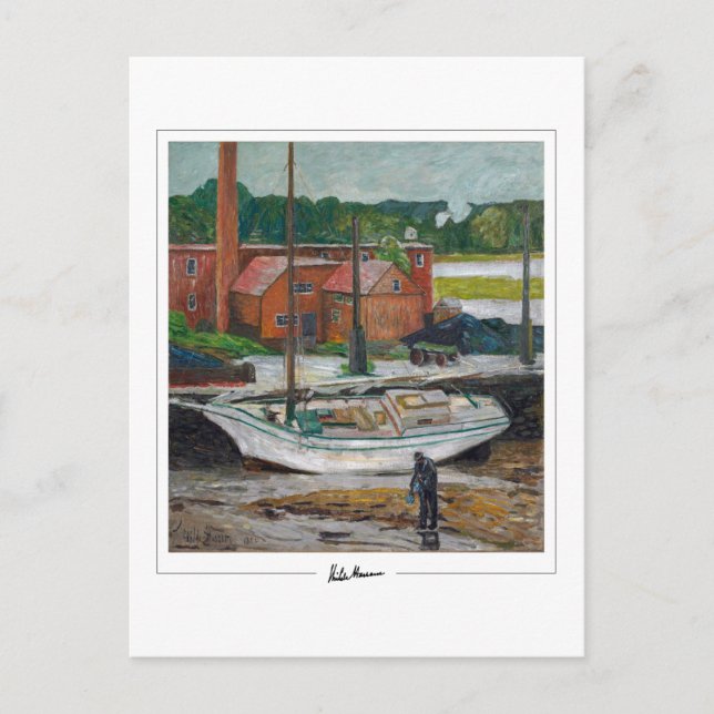 Cartão Postal Childe Hassam #350 - Cartão-postal de arte fino (Frente)