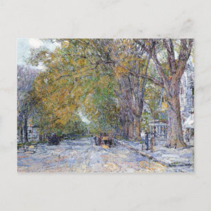 Cartão Postal Childe Hassam - Main Street East Hampton