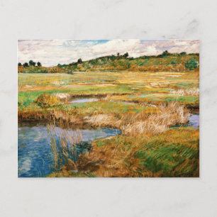 Cartão Postal Childe Hassam - O campo Concord