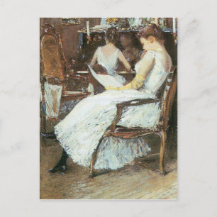 Cartão Postal Childe Hassam - Sra. Hassam e sua irmã