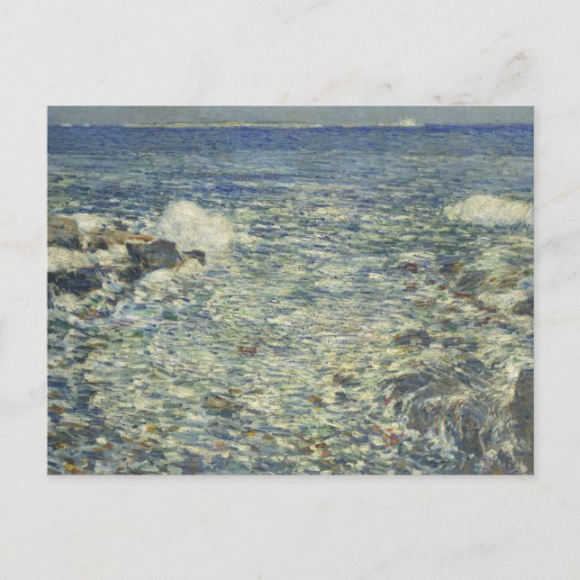 Cartão Postal Childe Hassam - Surf, Isles de Shoals (Frente)