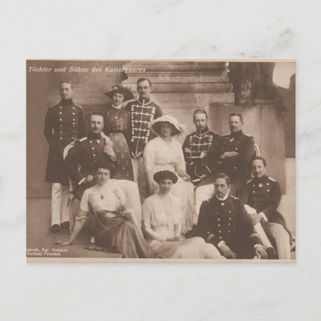 Cartão Postal Children KAISER WILHELM II Alemanha #025D (Frente)