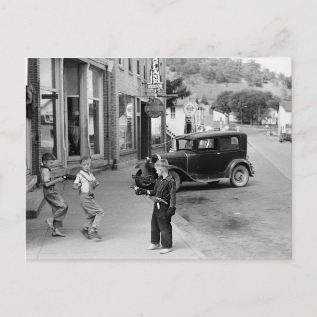 Cartão Postal Child's Play em Wisconsin, anos 30 (Frente)