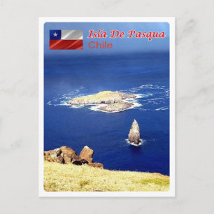 Cartão Postal Chile - Ilha Páscoa -