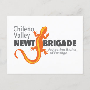 Cartão Postal Chileno Valley Newt Brigade