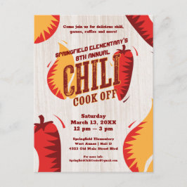 Cartão Postal Chili Cook Off | Concurso de seleção de CHURRASCO