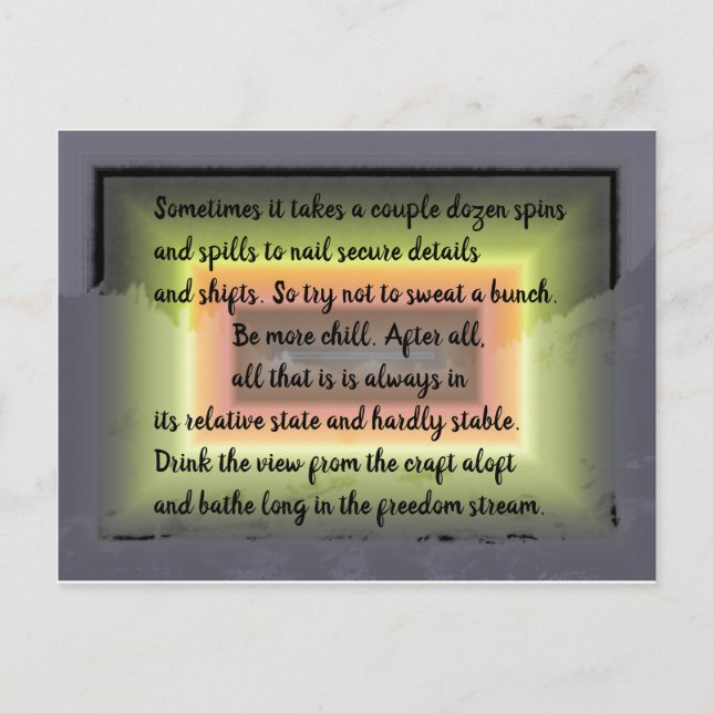 Cartão Postal Chill Ethos (Frente)