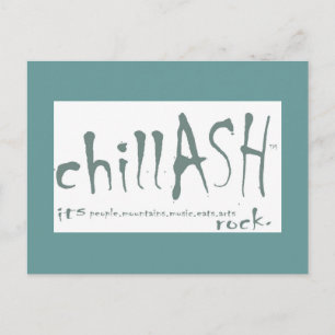 cartão postal chillASH