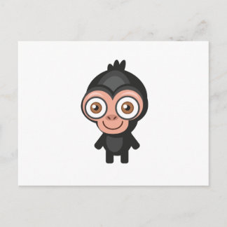 Cartão Postal Chimpanzé - Meu Parque de Conservação