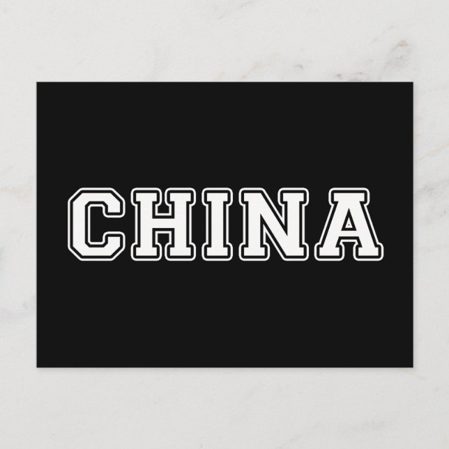 Cartão Postal China (Frente)