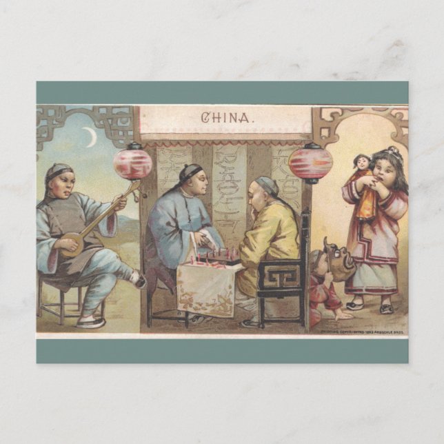 Cartão Postal China Antiga (Frente)