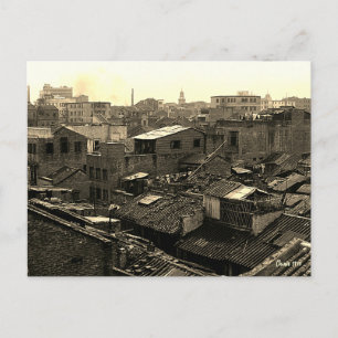 Cartão Postal China antiga cidade de Cantão