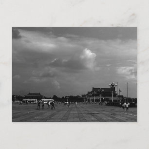 Cartão Postal China antiga Pequim praça Tiananmen