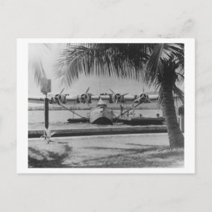 Cartão Postal China Clipper Mooring na Ilha do Havaí