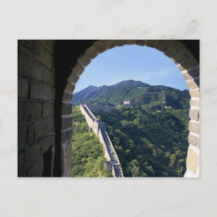 Cartão Postal China, Condado de Huairou, seção Mutianyu da