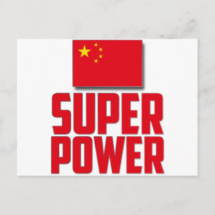 Cartão Postal China - Superpotência