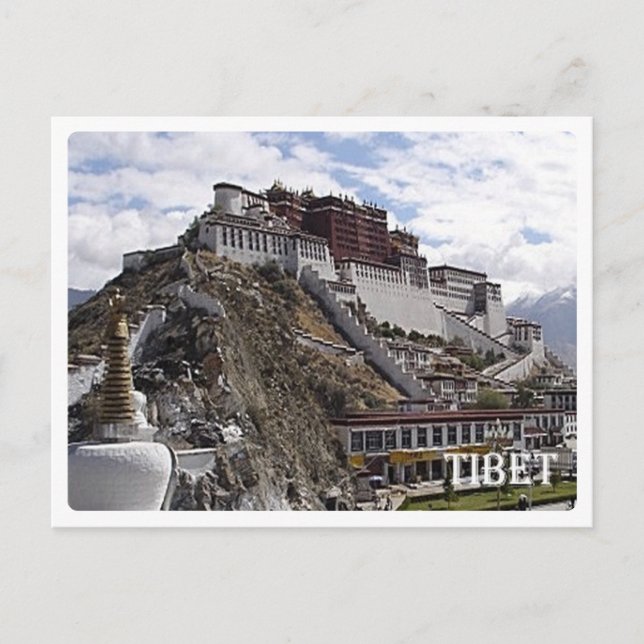 Cartão Postal China - Tibete - (Frente)