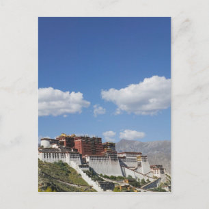 Cartão Postal China, Tibete, Lhasa, Palácio de Potala