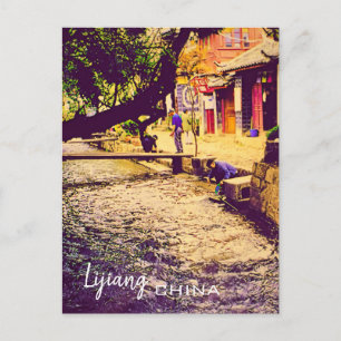 Cartão Postal China viagem Lijiang Yunnan