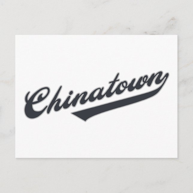 Cartão Postal Chinatown (Frente)