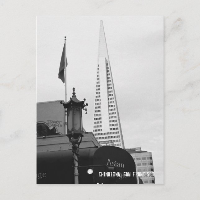 Cartão Postal Chinatown, São Francisco (Frente)