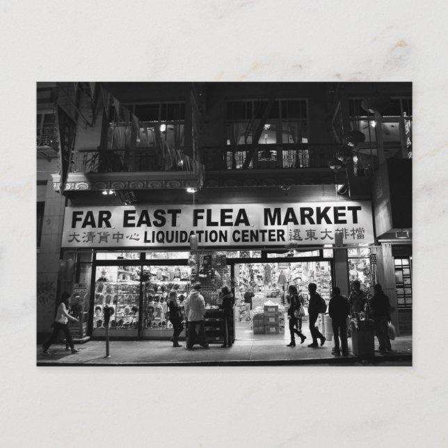 Cartão Postal Chinatown, São Francisco, CA. (Frente)