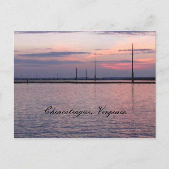 Cartão Postal Chincoteague, Virgínia (Frente)