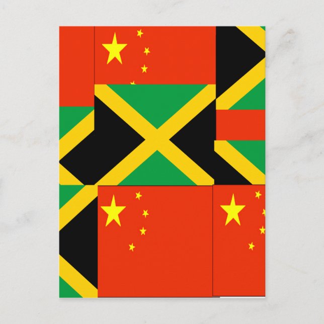 Cartão Postal Chinês-jamaicano (Frente)