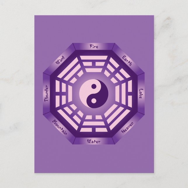 Cartão Postal Ching Yin Yang (Frente)