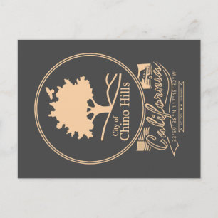 CARTÃO POSTAL CHINO COLINAS SAN BERNARDINO CALIFORNIA