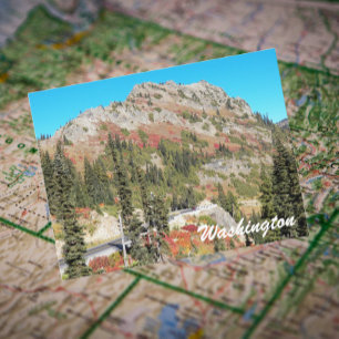 Cartão Postal Chinook Pass, Foto do Viagem de Washington